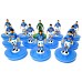 Subbuteo Andrew Table Soccer Sampdoria 2007-2008 on classic Hasbro bases